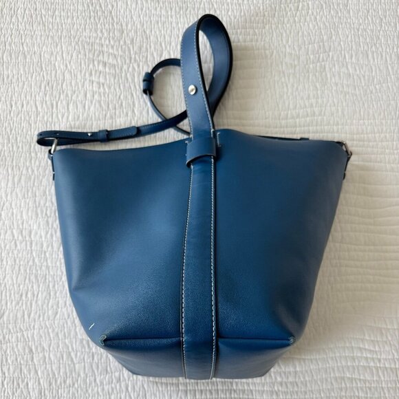 Proenza Schouler / white label Sullivan bucket Deep Blue Tote - Picture 2 of 13